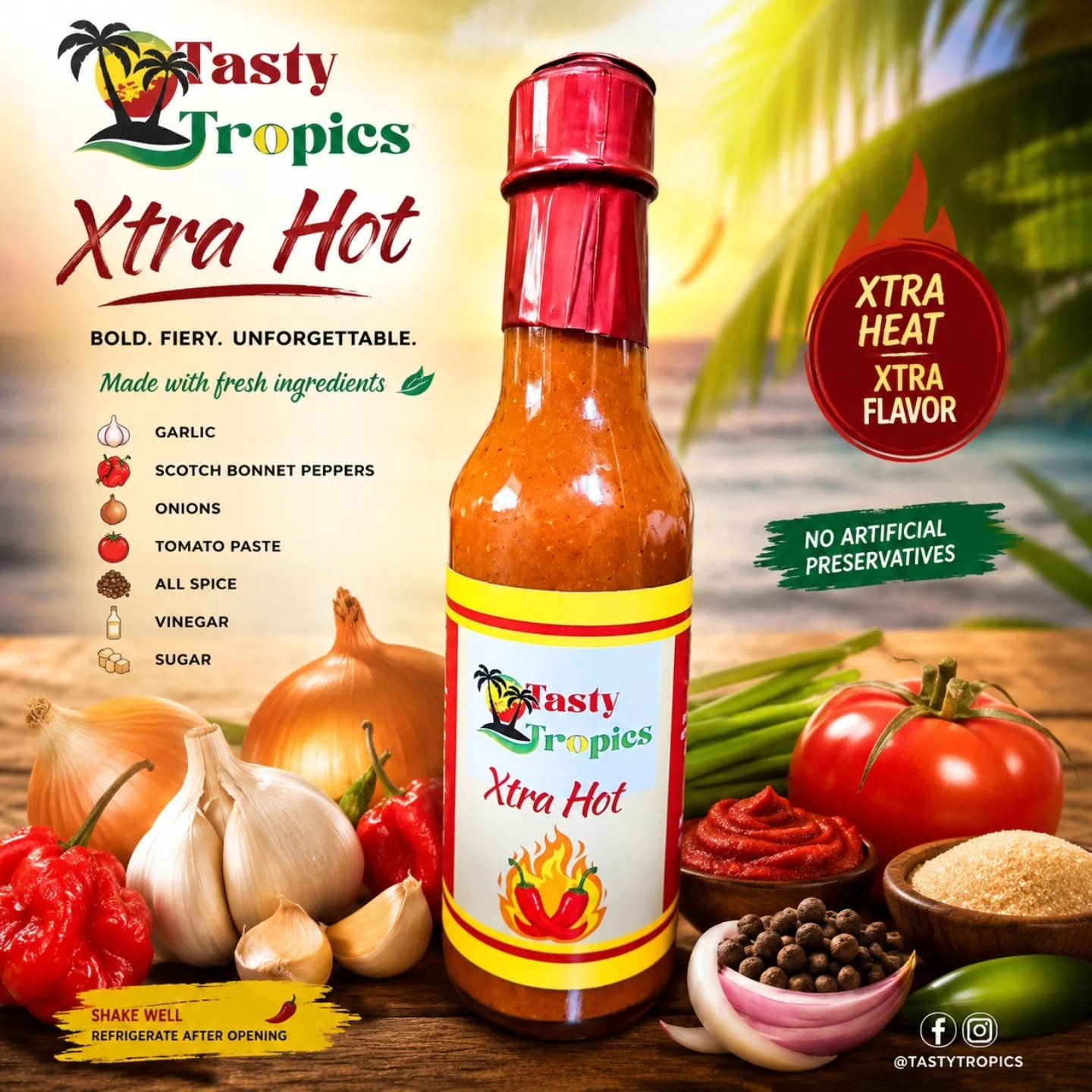 Home xtra hot sauce